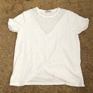 White Cotton on T- Shirt